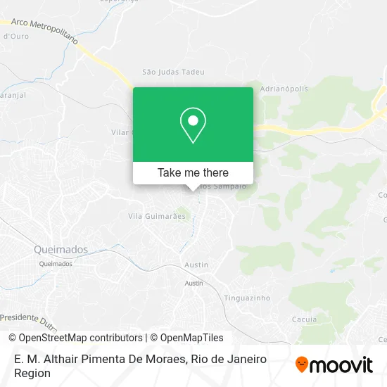 E. M. Althair Pimenta De Moraes map