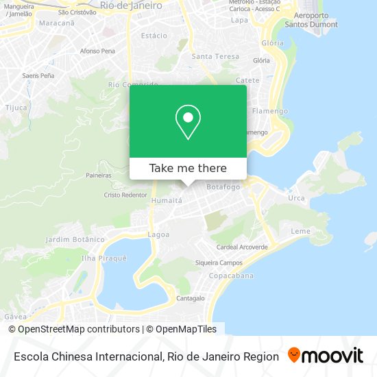 Mapa Escola Chinesa Internacional