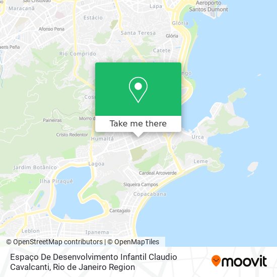 Mapa Espaço De Desenvolvimento Infantil Claudio Cavalcanti