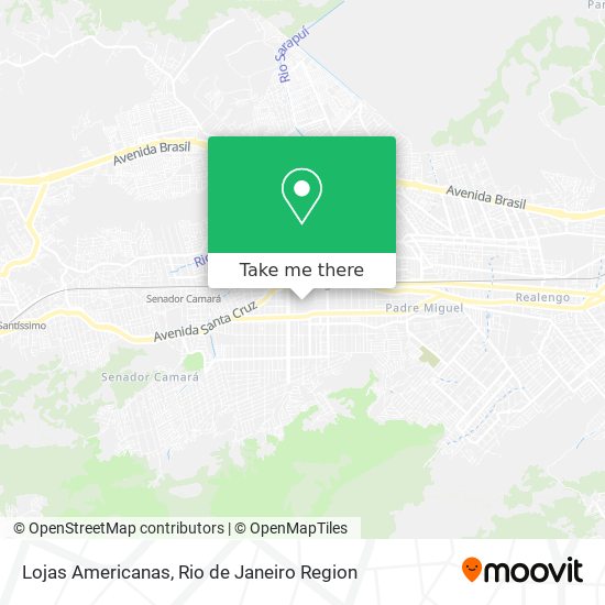 Lojas Americanas map