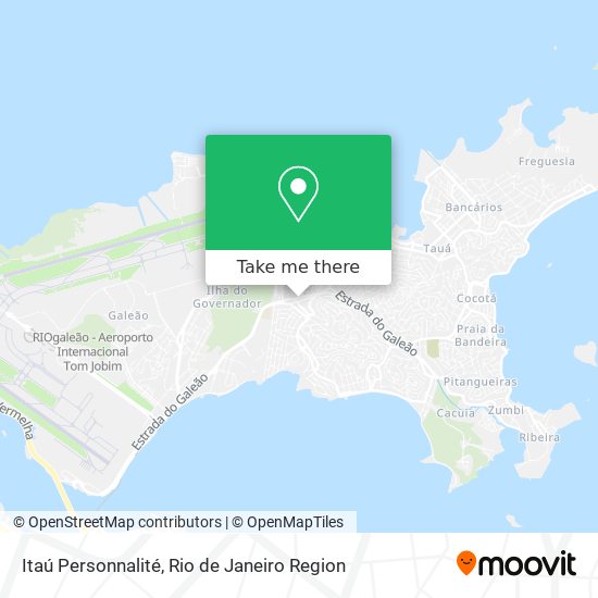 Itaú Personnalité map