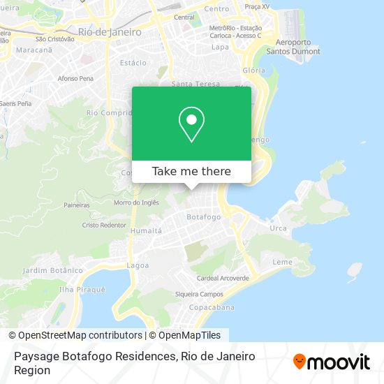 Paysage Botafogo Residences map