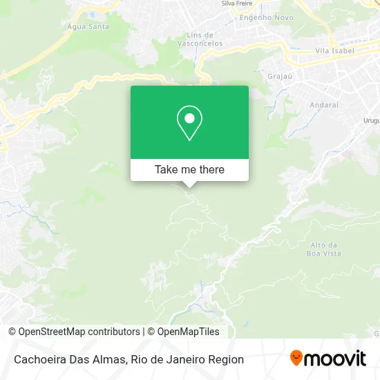 Cachoeira Das Almas map