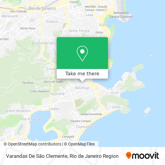 Mapa Varandas De São Clemente