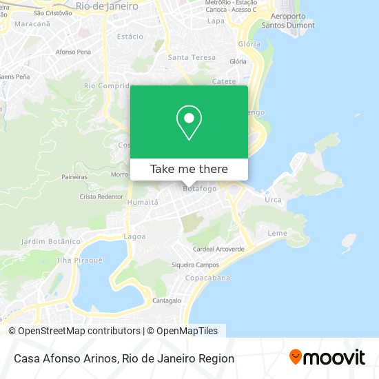 Mapa Casa Afonso Arinos
