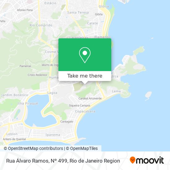 Mapa Rua Álvaro Ramos, Nº 499