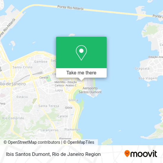 Ibis Santos Dumont map