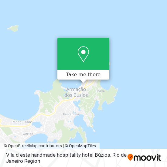 Vila d este handmade hospitality hotel Búzios map