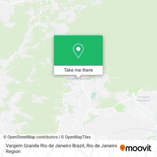 Vargem Grande Rio de Janeiro Brazil map