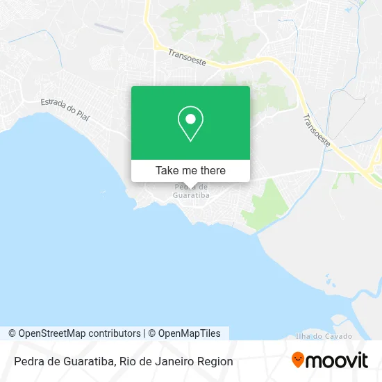 Pedra de Guaratiba map