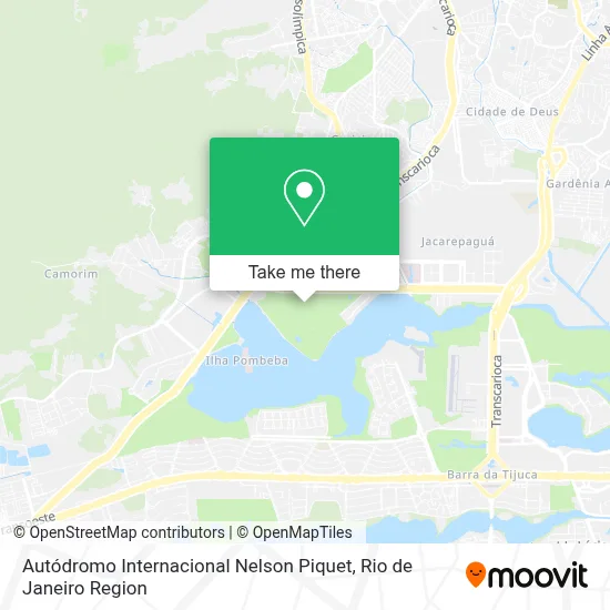 Autódromo Internacional Nelson Piquet map