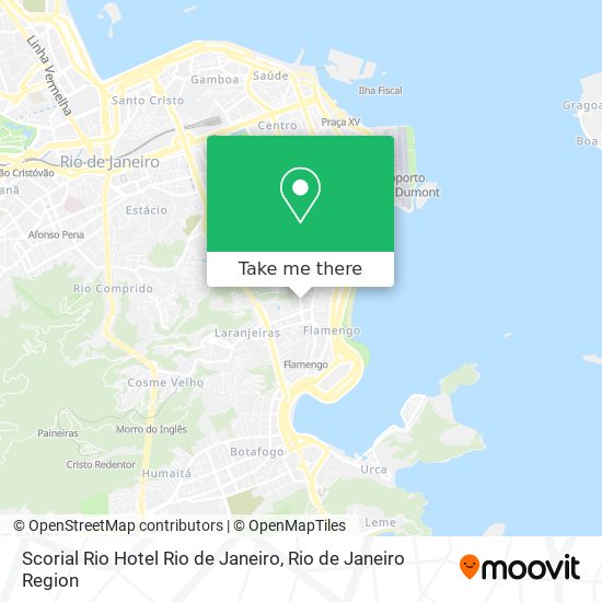 Scorial Rio Hotel Rio de Janeiro map