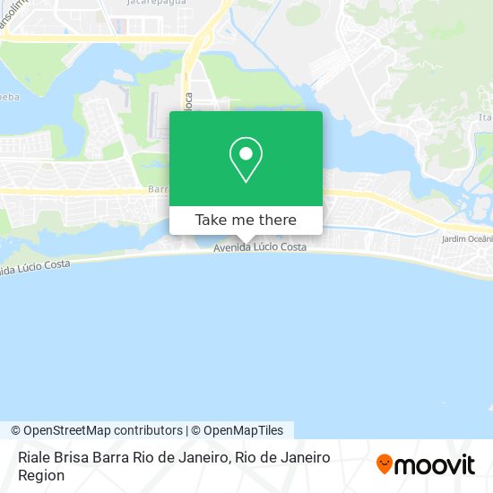 Mapa Riale Brisa Barra Rio de Janeiro