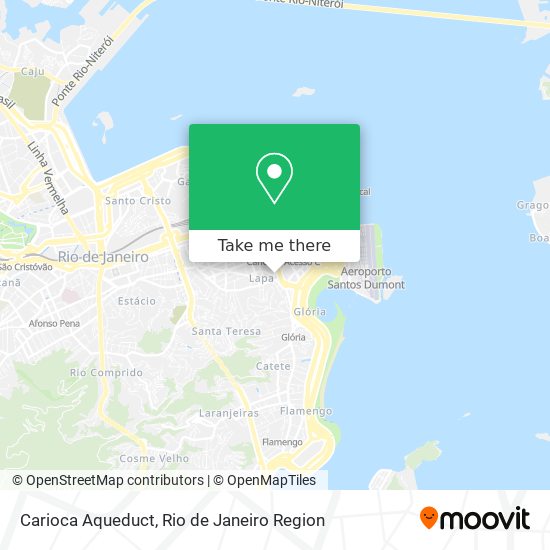Carioca Aqueduct map