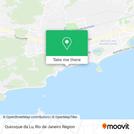 Quiosque da Lu map