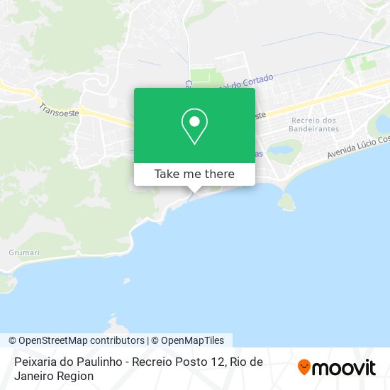 Peixaria do Paulinho - Recreio Posto 12 map