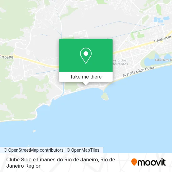 Clube Sirio e Libanes do Rio de Janeiro map