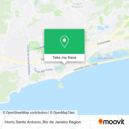 Horto Santo Antonio map