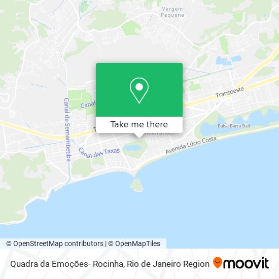 Quadra da Emoções- Rocinha map