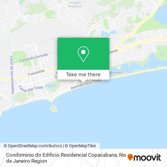 Condominio do Edificio Residencial Copacabana map