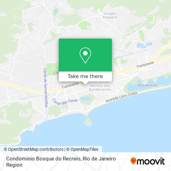 Condominio Bosque do Recreio map