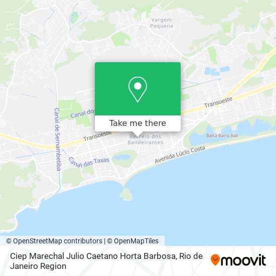 Ciep Marechal Julio Caetano Horta Barbosa map