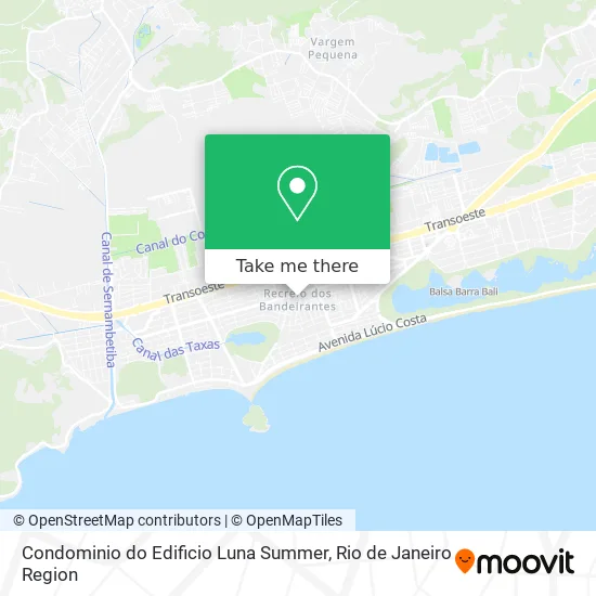 Condominio do Edificio Luna Summer map