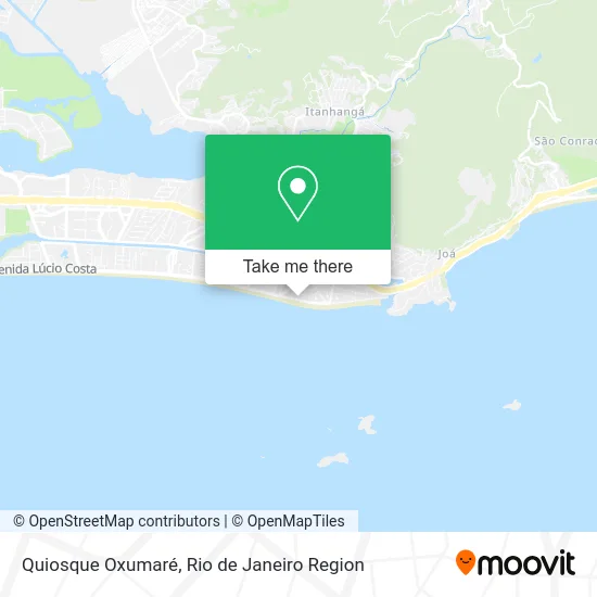 Quiosque Oxumaré map