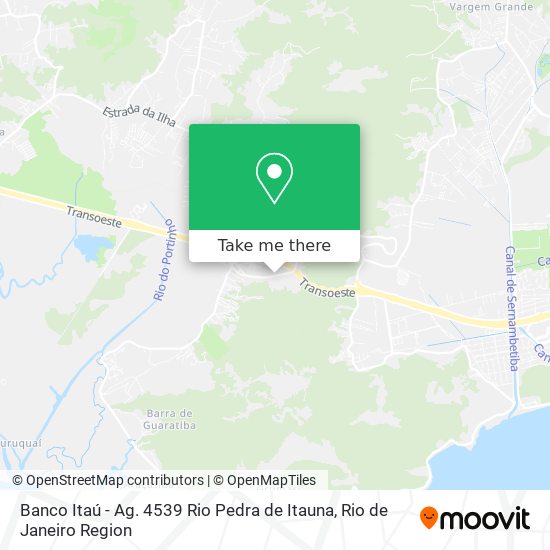 Banco Itaú - Ag. 4539 Rio Pedra de Itauna map