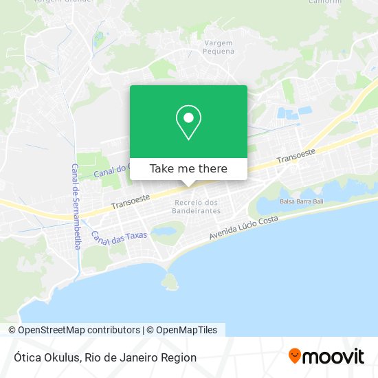 Ótica Okulus map