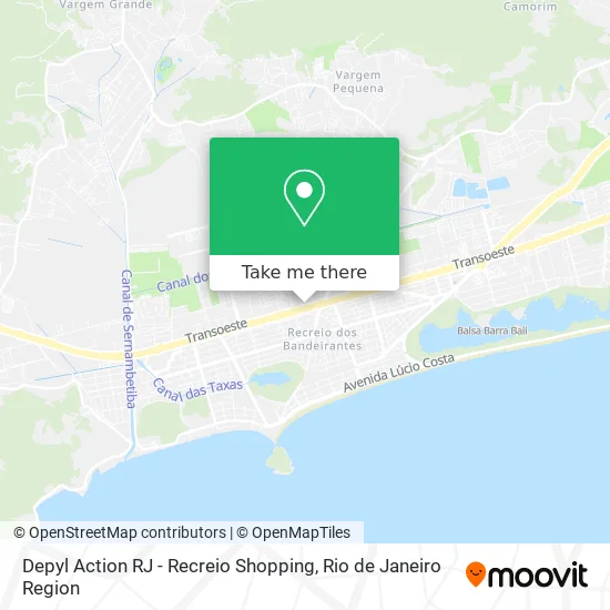 Depyl Action RJ - Recreio Shopping map