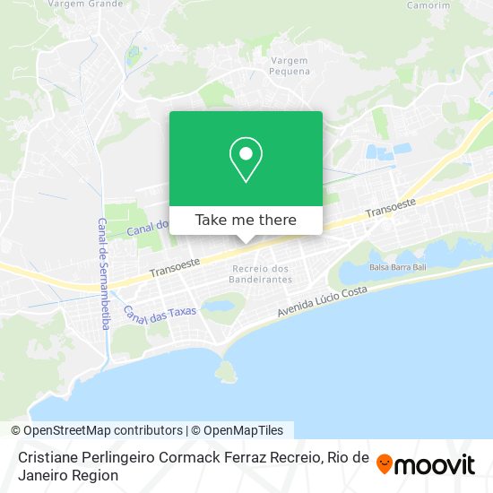 Cristiane Perlingeiro Cormack Ferraz Recreio map