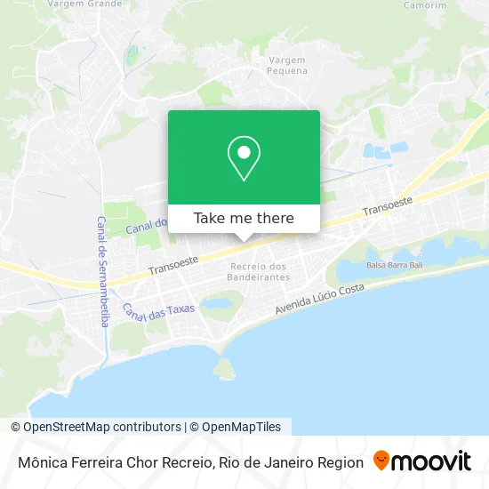 Mônica Ferreira Chor Recreio map