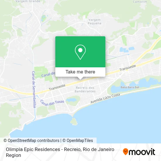 Olimpia Epic Residences - Recreio map