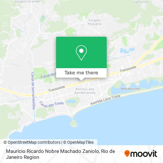 Maurício Ricardo Nobre Machado Zaniolo map