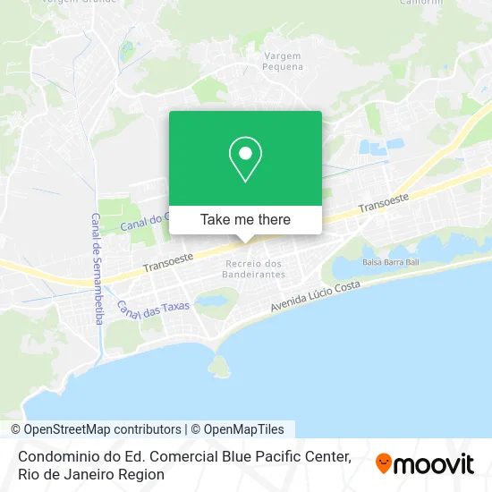 Condominio do Ed. Comercial Blue Pacific Center map
