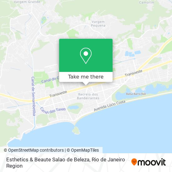 Esthetics & Beaute Salao de Beleza map