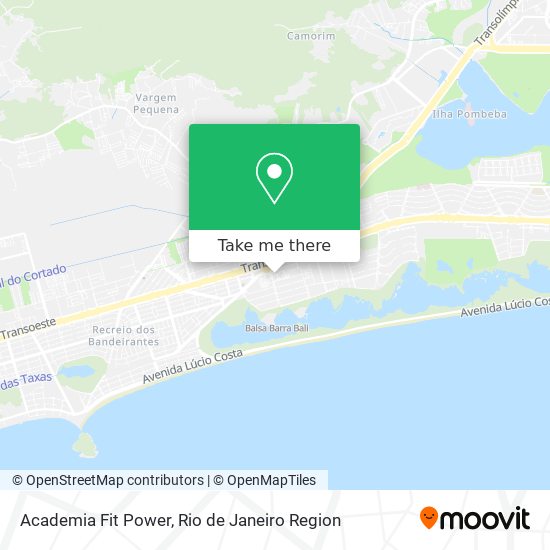 Mapa Academia Fit Power