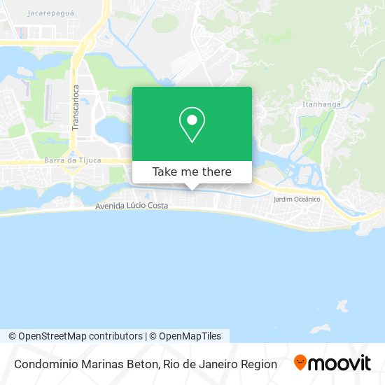 Condominio Marinas Beton map