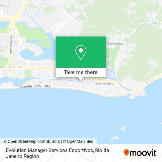 Mapa Evolution Manager Servicos Esportivos