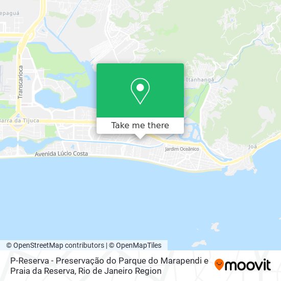 P-Reserva - Preservação do Parque do Marapendi e Praia da Reserva map