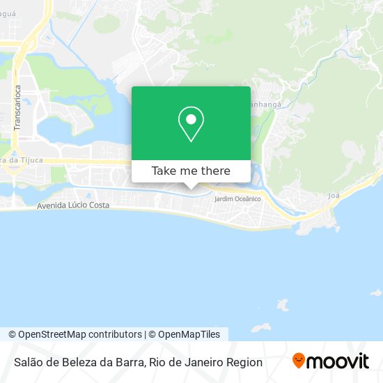 Mapa Salão de Beleza da Barra