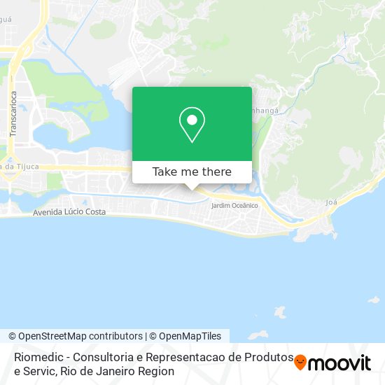 Mapa Riomedic - Consultoria e Representacao de Produtos e Servic