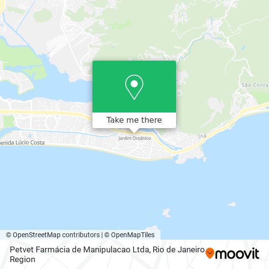 Petvet Farmácia de Manipulacao Ltda map