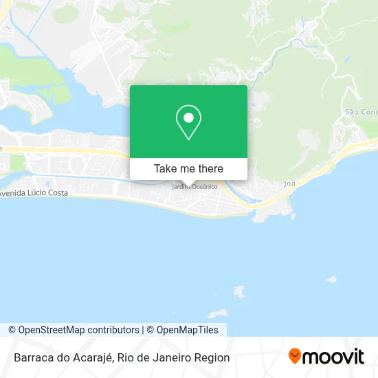 Barraca do Acarajé map