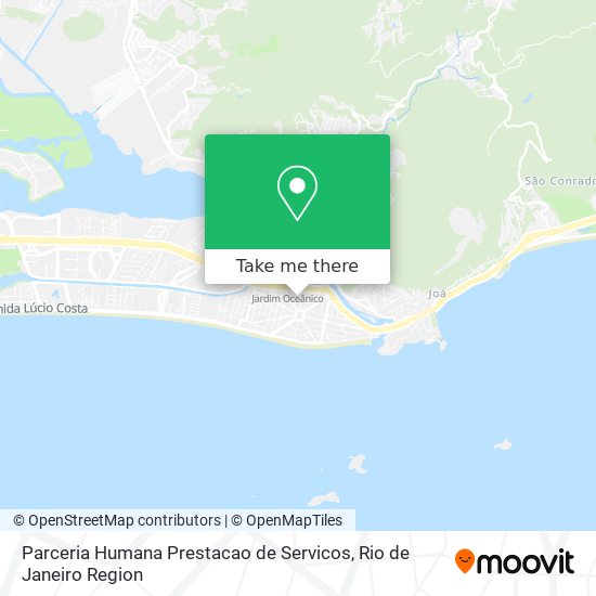 Mapa Parceria Humana Prestacao de Servicos