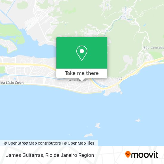 Mapa James Guitarras