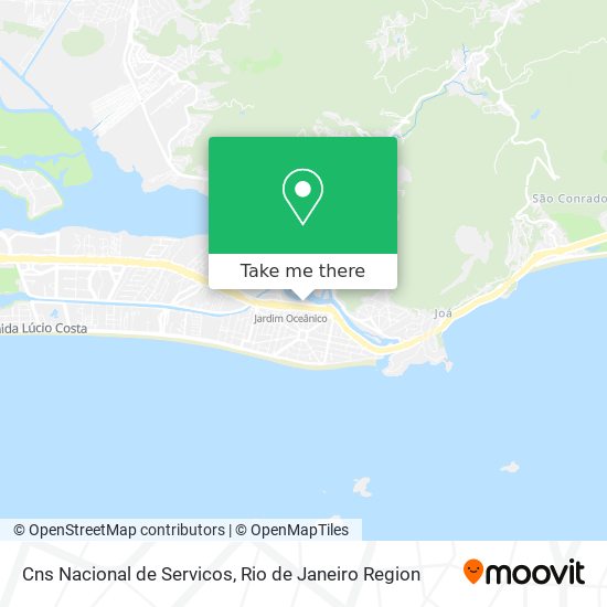 Cns Nacional de Servicos map