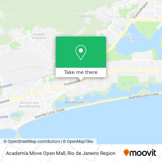 Mapa Academia Move Open Mall