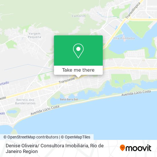 Mapa Denise Oliveira/ Consultora Imobiliária